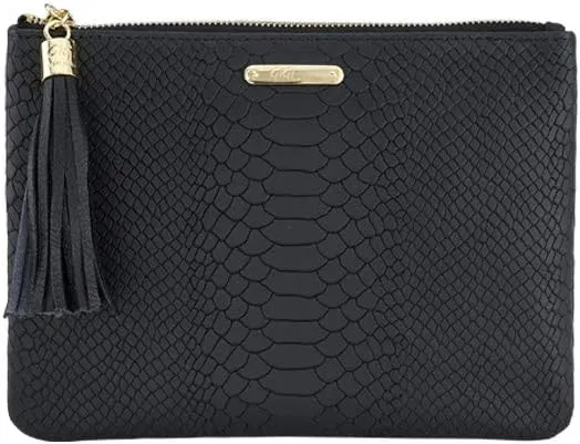 GiGi New York Handcrafted Womens Python Leather All In One Bag
