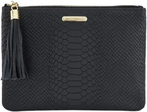 GiGi New York Handcrafted Womens Python Leather All In One Bag
