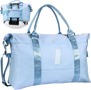 Girl Birthday Gift, Personalized Gifts, Initial Travel Duffel Bag, Personalized Weekender Bag,Monogram Overnight Bag, Personalized Gifts Trending Gifts for Teenage Girl (Letter I)