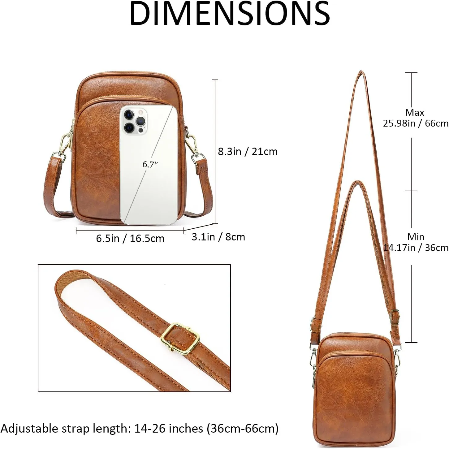 GOIACII Small Shoulder Bag for Women Mini Crossbody Bag Purse