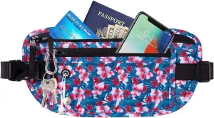 Goothdurs Money Belt for Travel - Slim Fanny Pack Passport Holder with RFID Blocking for Women＆Men Hidden