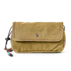 Gootium Canvas Small Crossbody Purse - Flap Shoulder Bag Daily Essentials Pouch
