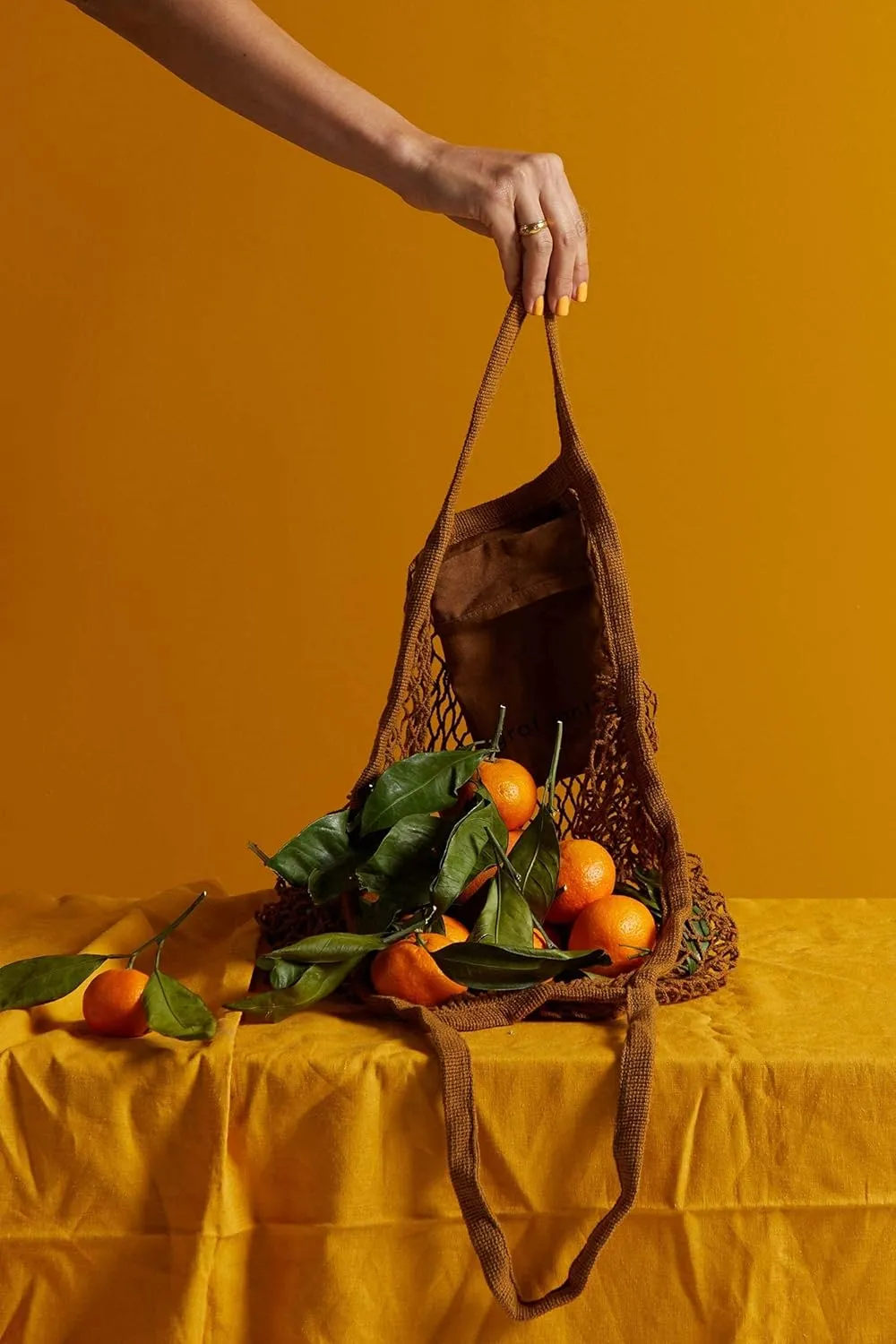 Graf Lantz Tote - Net Mesh Market Tote - 100% Cotton Grocery Bag Replacement - Reusable, Washable, Versatile (Army)