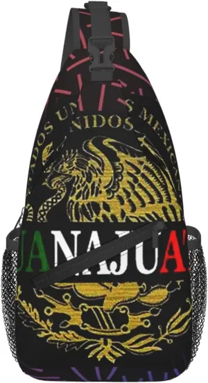 Guanajuato Crossbody For Men Women Sling Chest Bag Shoulder Bag Lightweight One Strap Backpack Multipurpose Travel Hiking Daypack