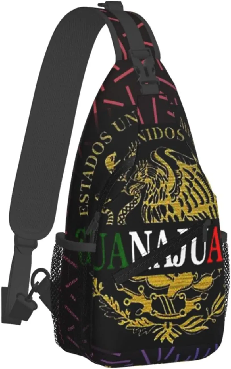 Guanajuato Crossbody For Men Women Sling Chest Bag Shoulder Bag Lightweight One Strap Backpack Multipurpose Travel Hiking Daypack