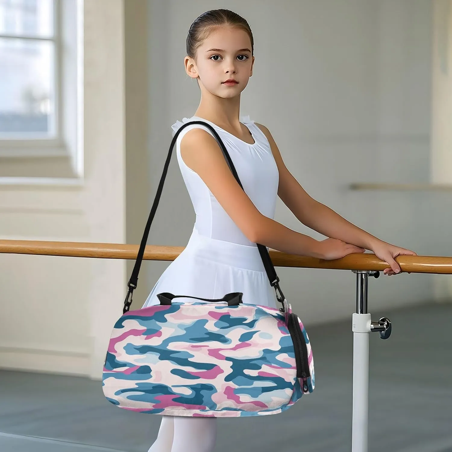 GuoChe Mini Crossbody Bags with Shoes Compartment Practical Small Shoulder Bags for For Hiking Traveling