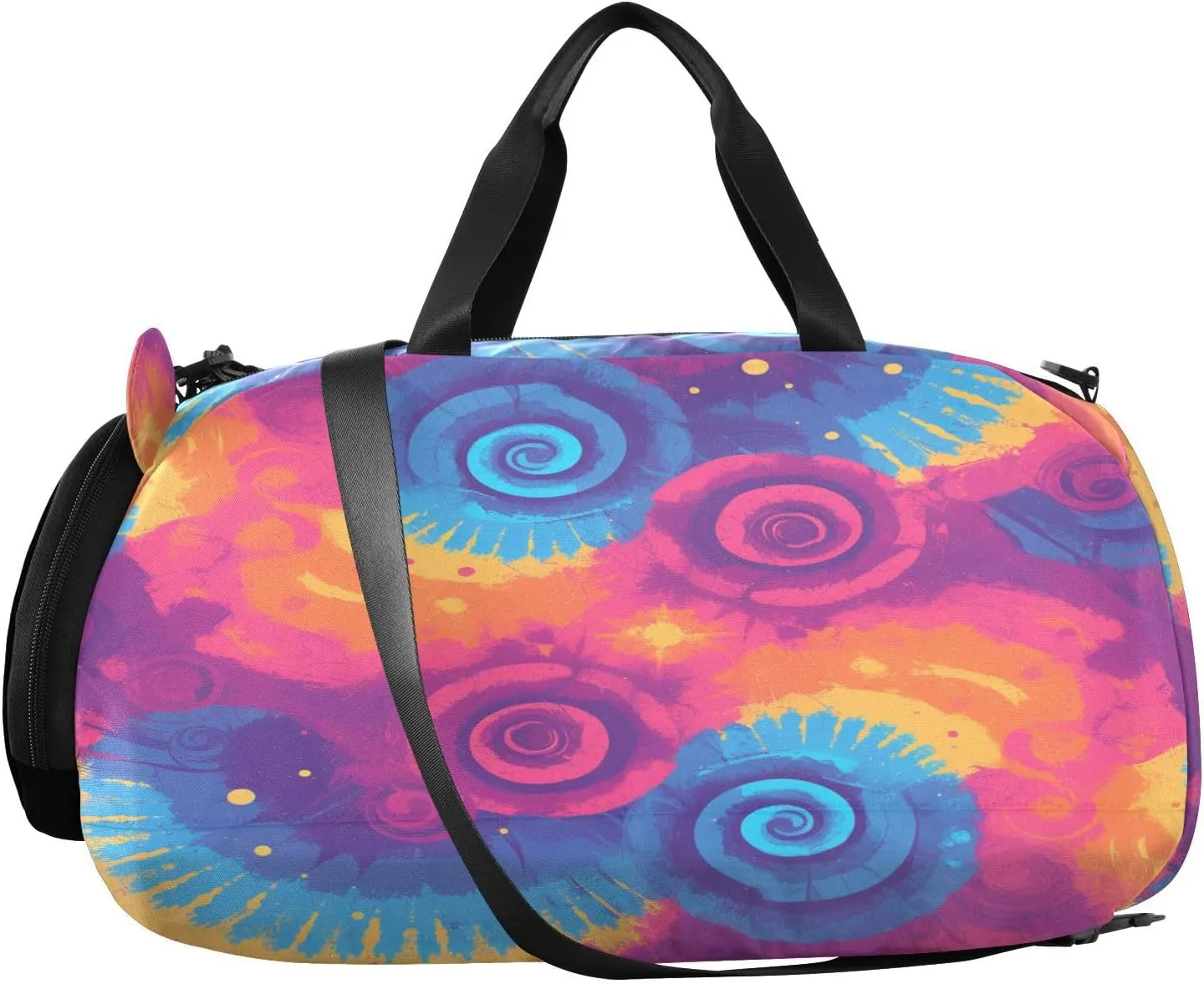 GuoChe Side Purse Crossbody with Shoes Compartment Beauty Small Shoulder Bag for Take a walk