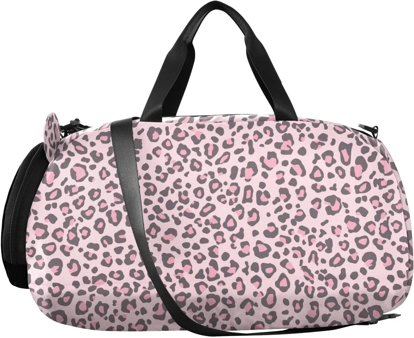 GuoChe Sling Bags Crossbody with Shoes Compartment Comfort Black Handbag for Have a meal