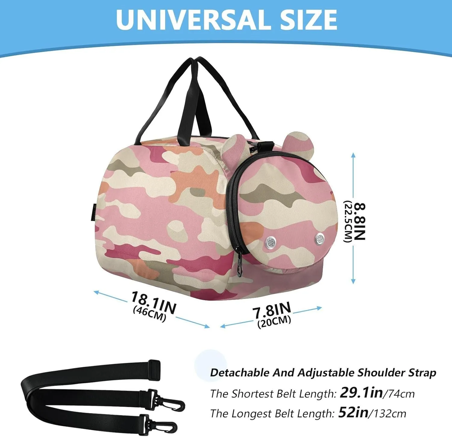 GuoChe West Crossbody Purse with Shoes Compartment Practical Messenger Bag Crossbody for Have a meal