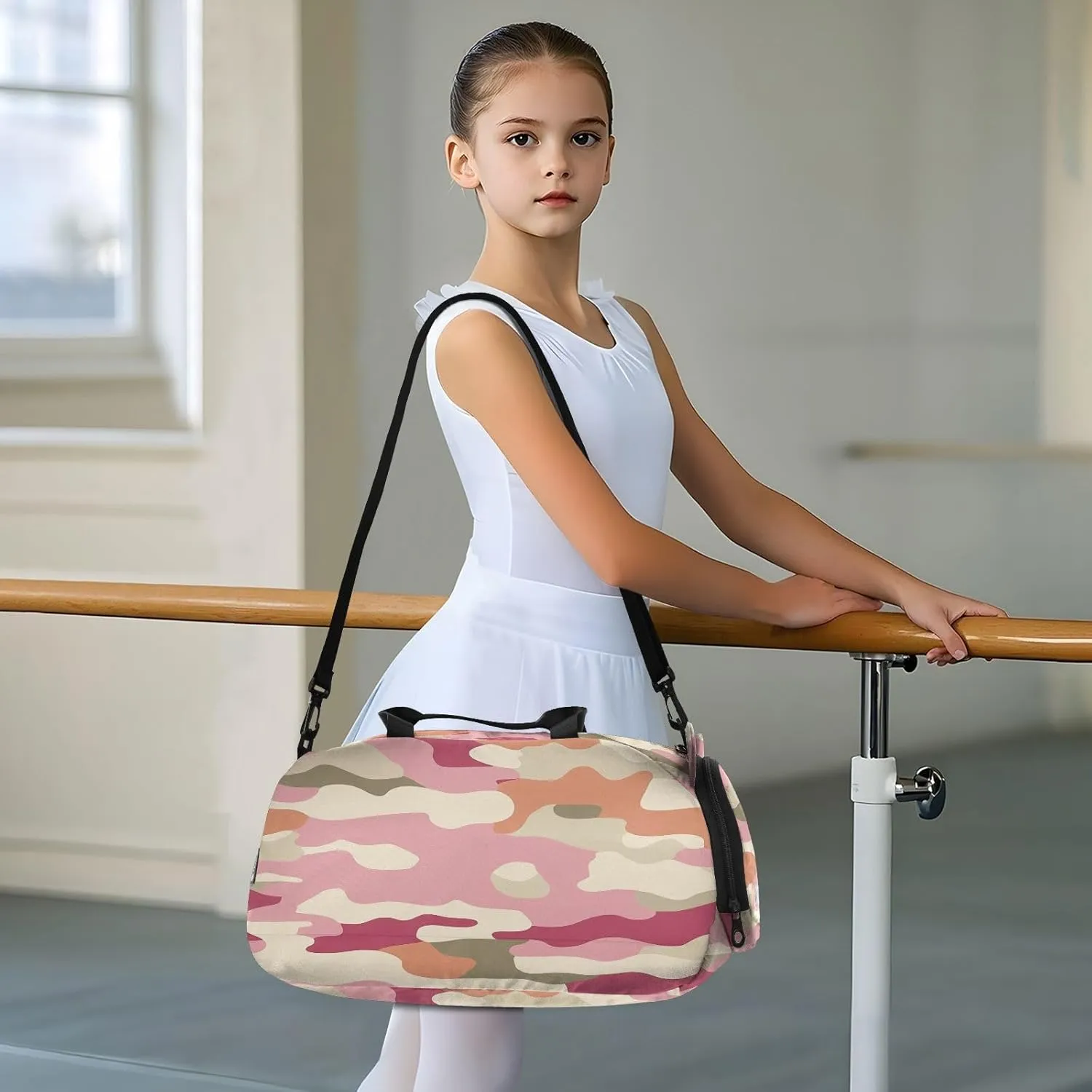GuoChe West Crossbody Purse with Shoes Compartment Practical Messenger Bag Crossbody for Have a meal