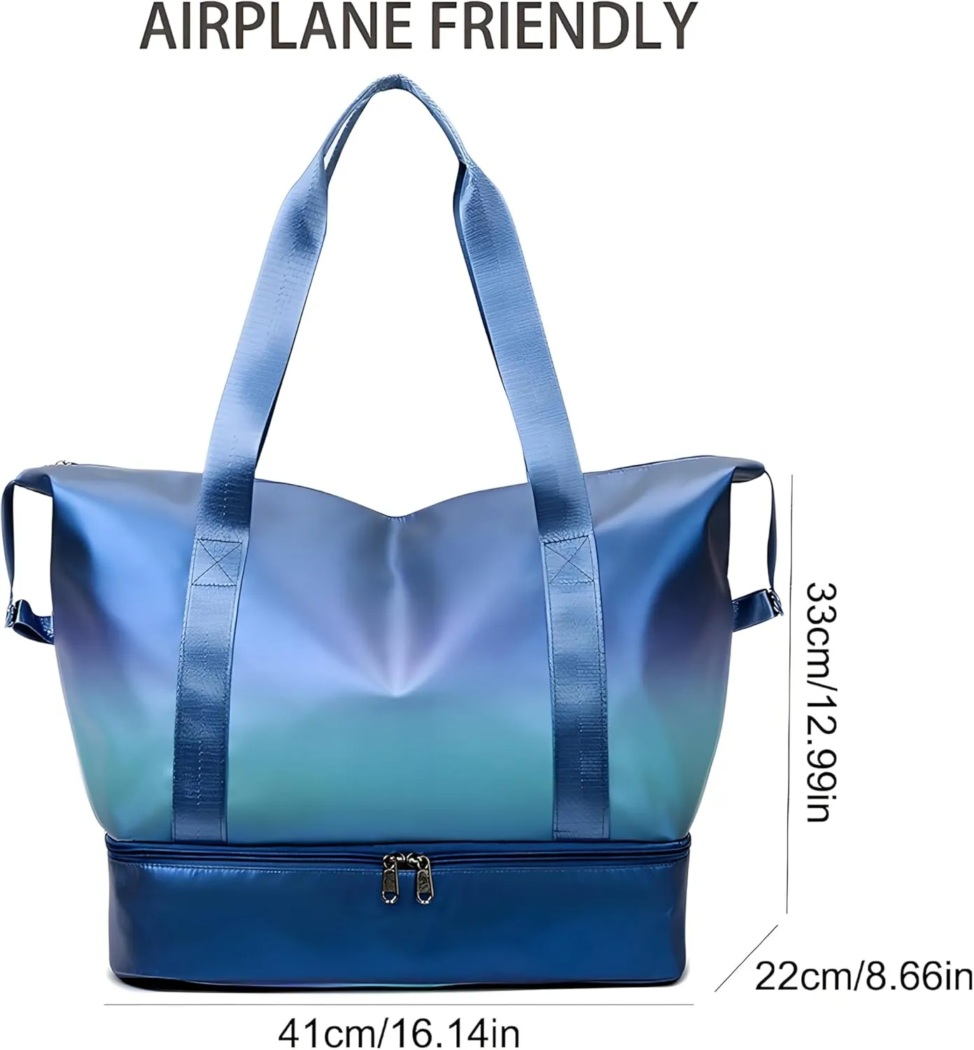 Gym Bag Womens Mens with Shoes Compartment and Wet Pocket Travel Duffel Bag for Women for Plane Sport Gym Tote Bags Swimming Yoga Waterproof Weekend Overnight Bag Carry on Bag Hospital Holdalls