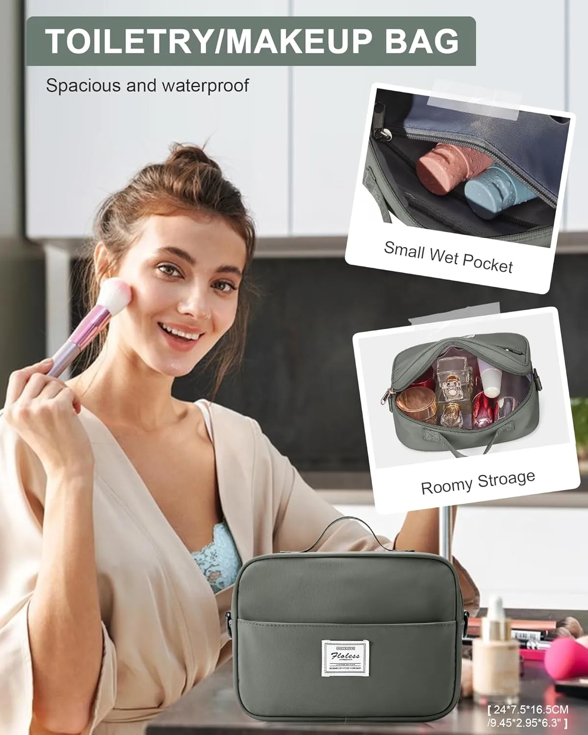 Gym Bag Womens Mens with Shoes Compartment and Wet Pocket Travel Duffel Bag for Women for Plane Sport Gym Tote Bags with Toiletry Bags Waterproof Weekend Overnight Carry on Bag Hospital Holdalls