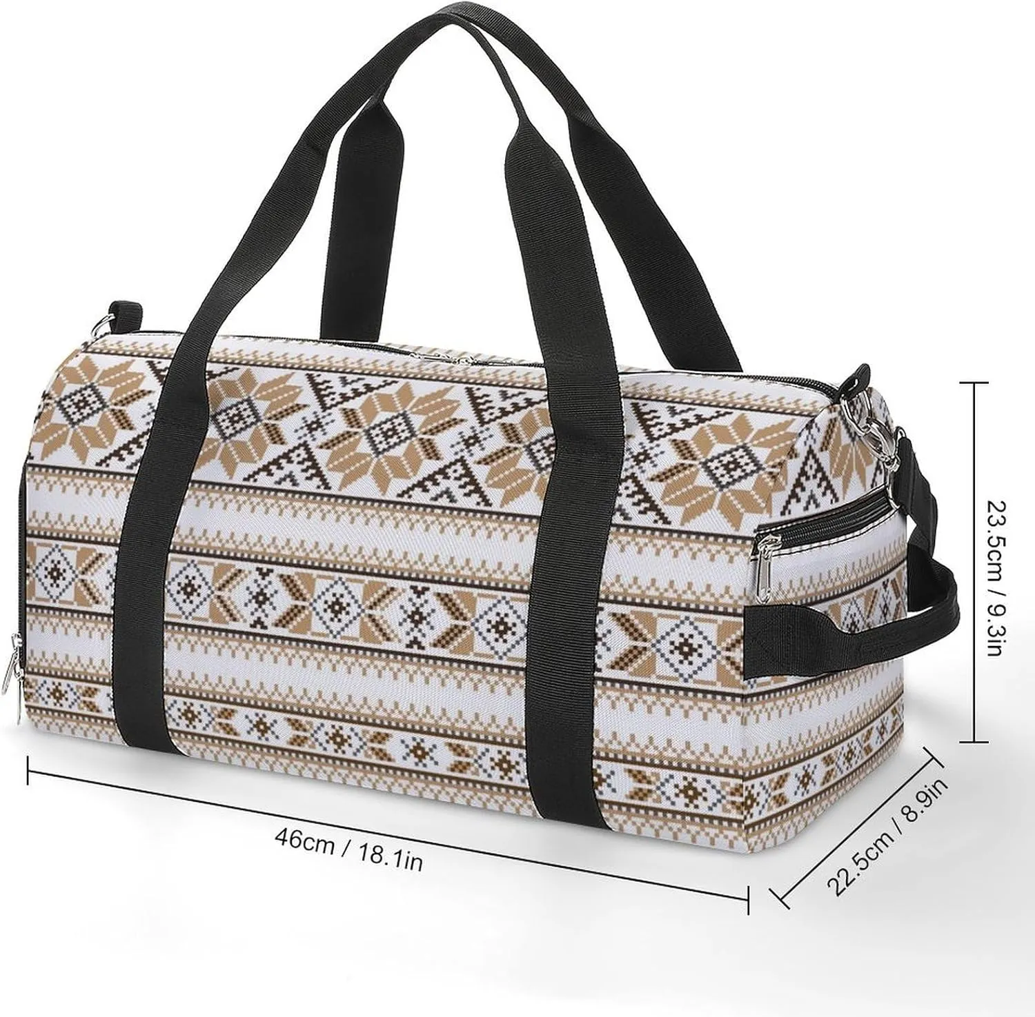 Gym Duffel Bag with Shoe Compartment Wet Pocket, Bo_6_new_04 Travel Bag for Men Women