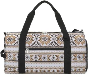 Gym Duffel Bag with Shoe Compartment Wet Pocket, Bo_6_new_04 Travel Bag for Men Women