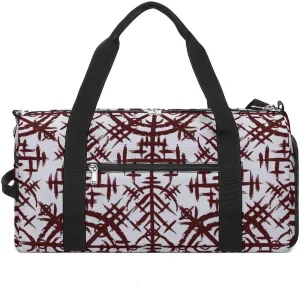 Gym Duffel Bag with Shoe Compartment Wet Pocket, Vikings Symbol Travel Bag for Men Women, style-1