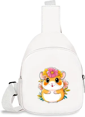 Hamster Mini Sling Bag, Crossbody Bag, Toddler Purse For Kids Girl, Birthday Gift For 4 5 6 7 8 9 10 11 12 Year Old Gifts For Daughter, Granddaughter, Sister, Niece!