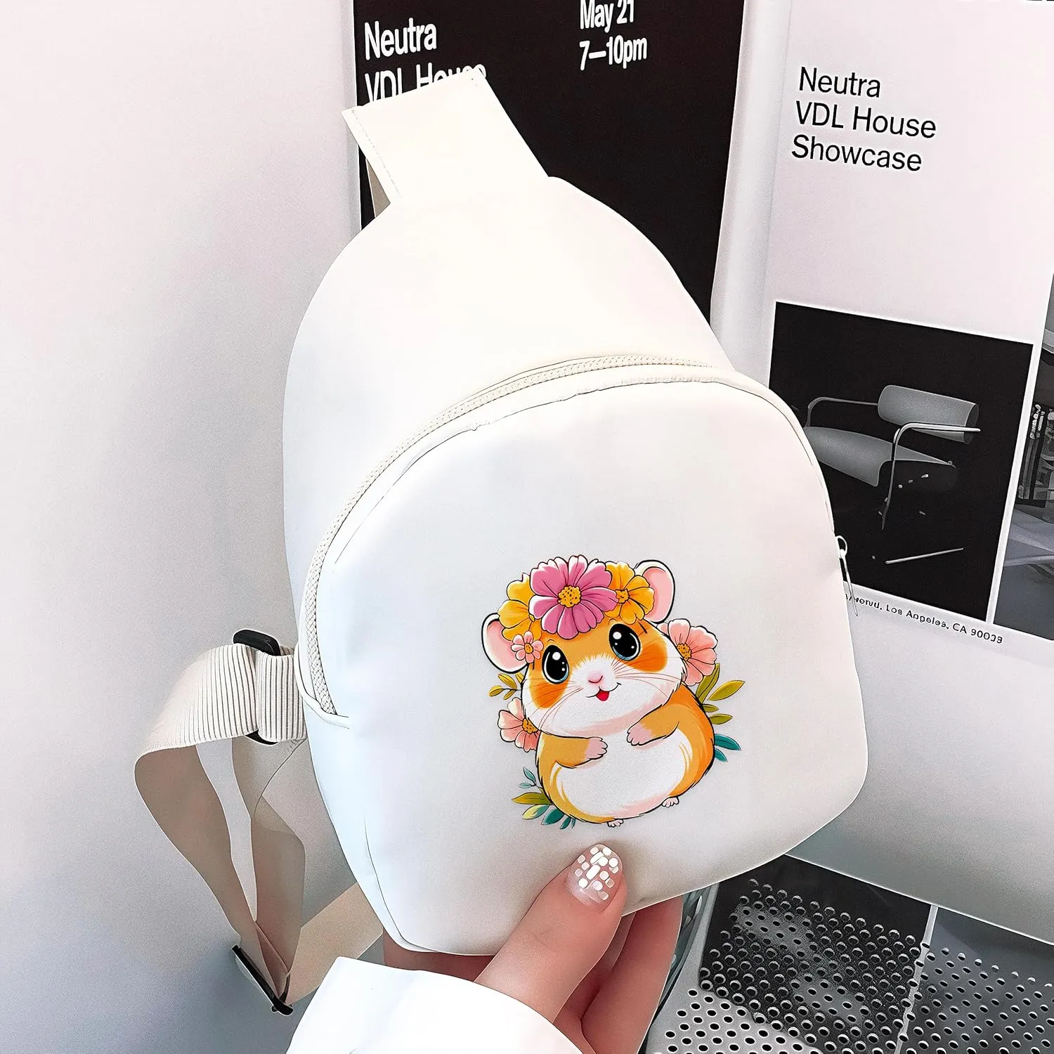 Hamster Mini Sling Bag, Crossbody Bag, Toddler Purse For Kids Girl, Birthday Gift For 4 5 6 7 8 9 10 11 12 Year Old Gifts For Daughter, Granddaughter, Sister, Niece!