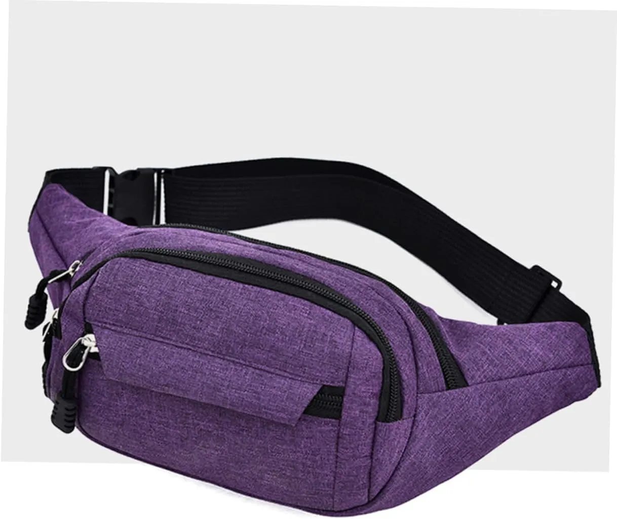 HANABASS 3pcs Fanny Pack for Men Travel Waist Pouch Oxford Fabric Running Belt Keychain Sports Accessory