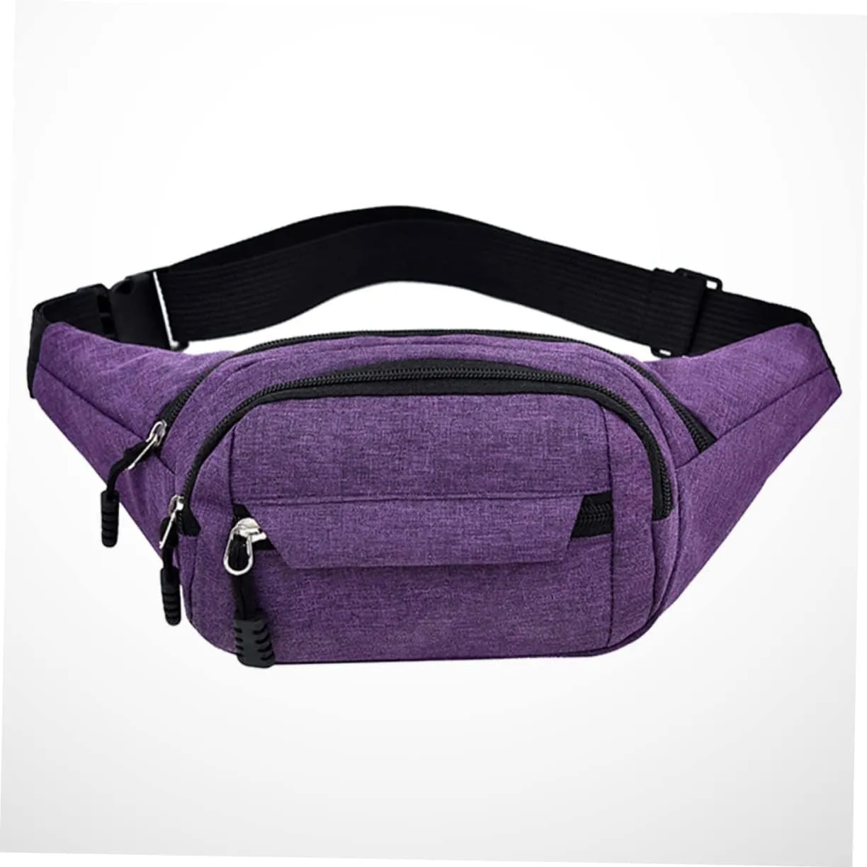 HANABASS 3pcs Fanny Pack for Men Travel Waist Pouch Oxford Fabric Running Belt Keychain Sports Accessory