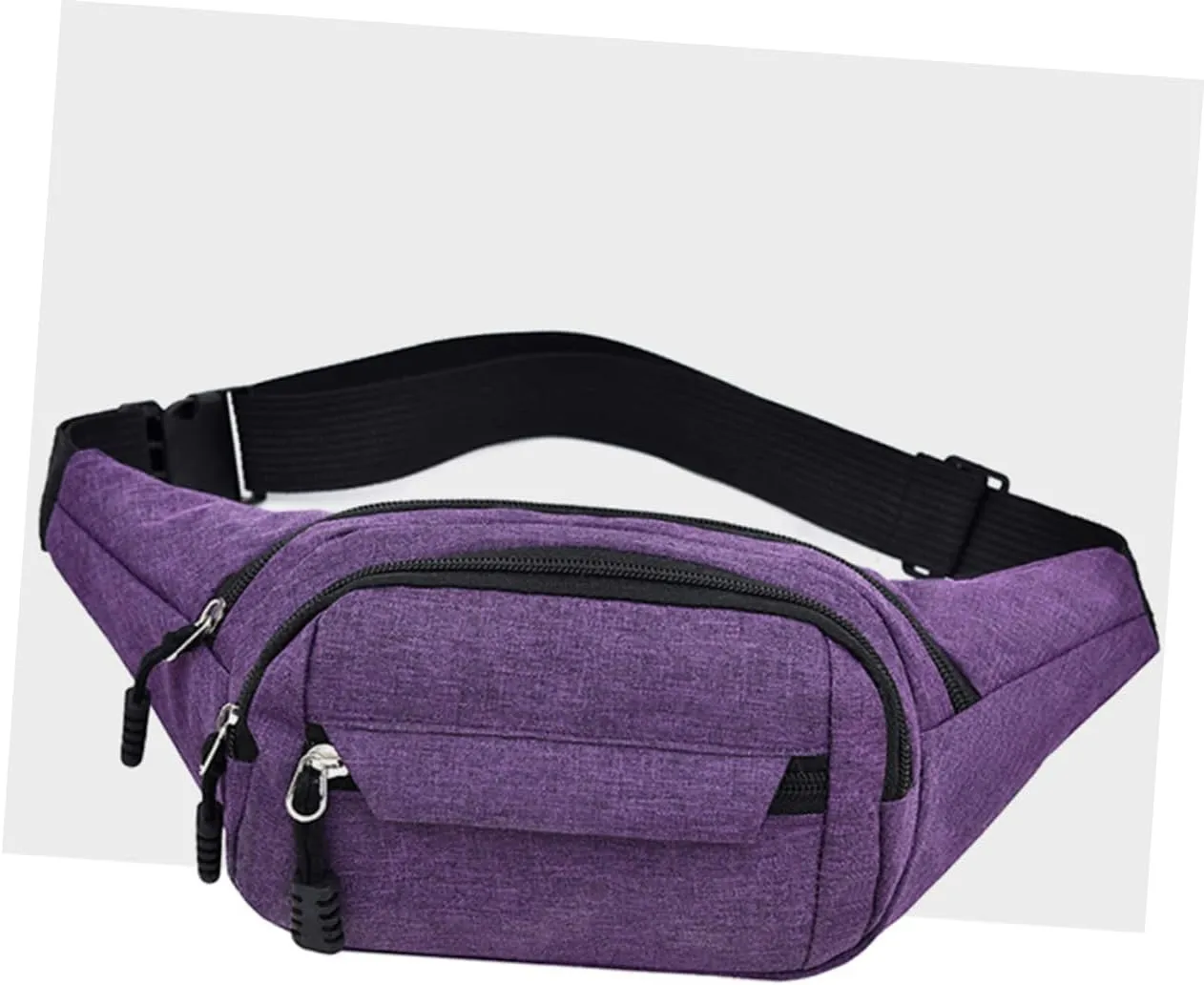 HANABASS 3pcs Fanny Pack for Men Travel Waist Pouch Oxford Fabric Running Belt Keychain Sports Accessory