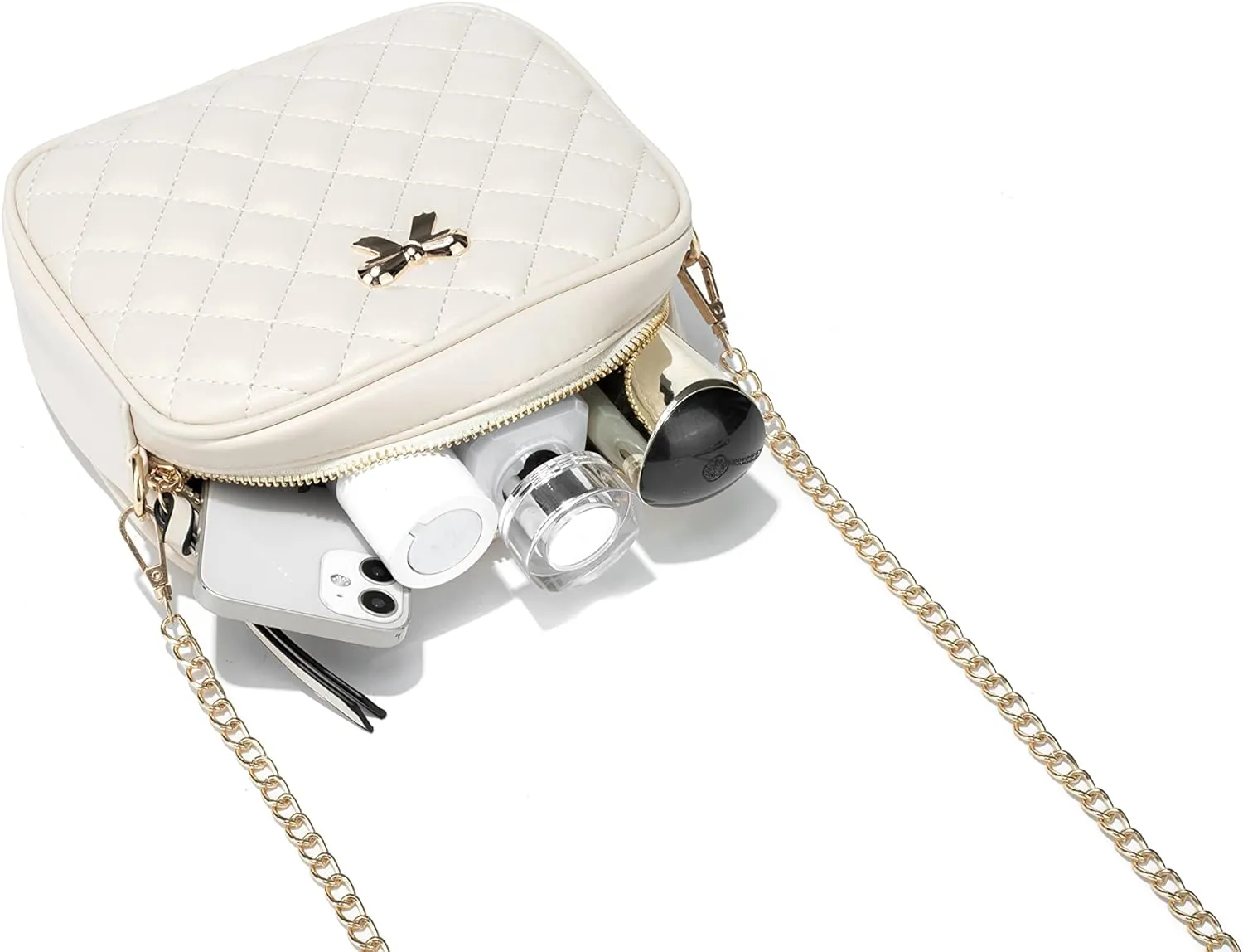 Hanbella Small Crossbody Bags for Women and Girls, Cute PU Leather Purses and Handbags for Teens, Women's Wristlet Clutch