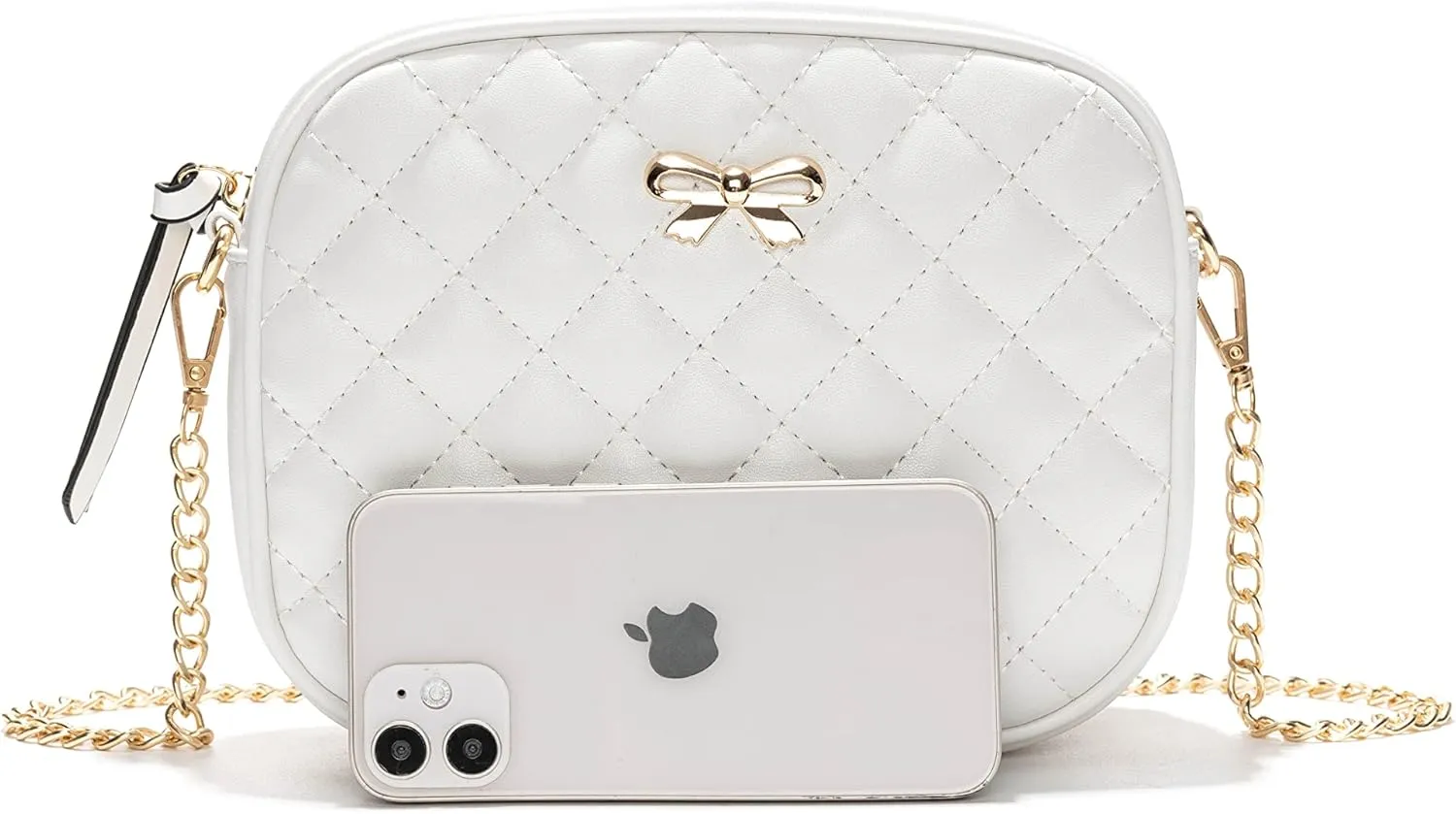 Hanbella Small Crossbody Bags for Women and Girls, Cute PU Leather Purses and Handbags for Teens, Women's Wristlet Clutch