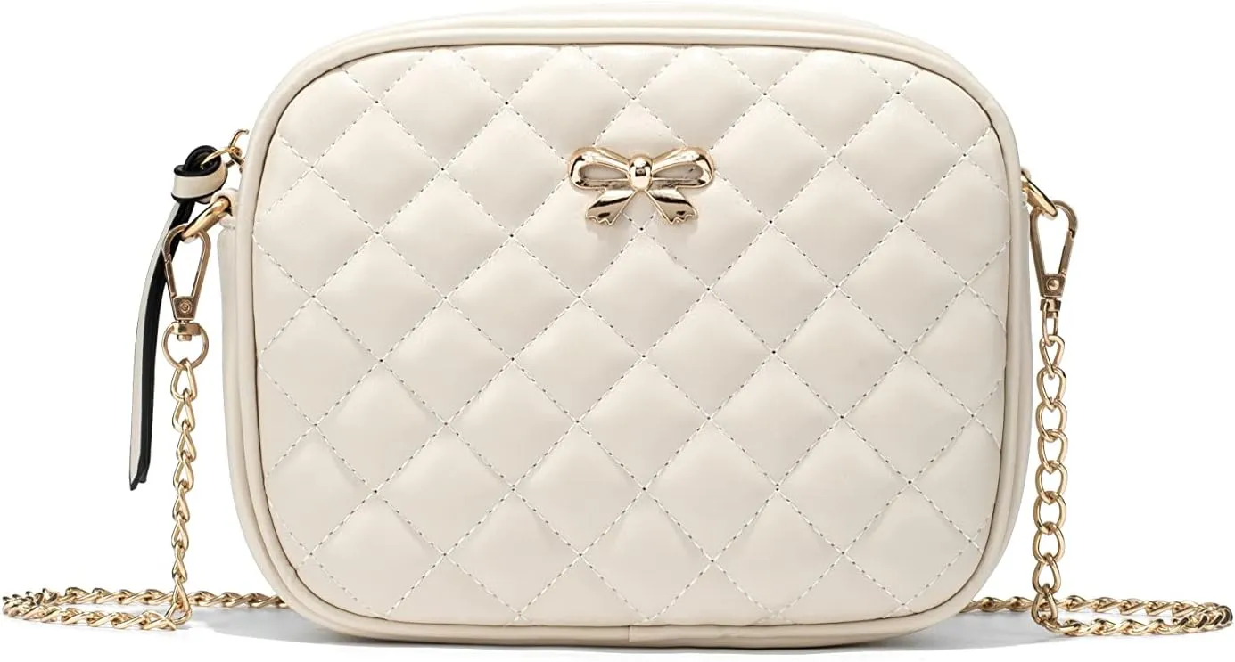 Hanbella Small Crossbody Bags for Women and Girls, Cute PU Leather Purses and Handbags for Teens, Women's Wristlet Clutch