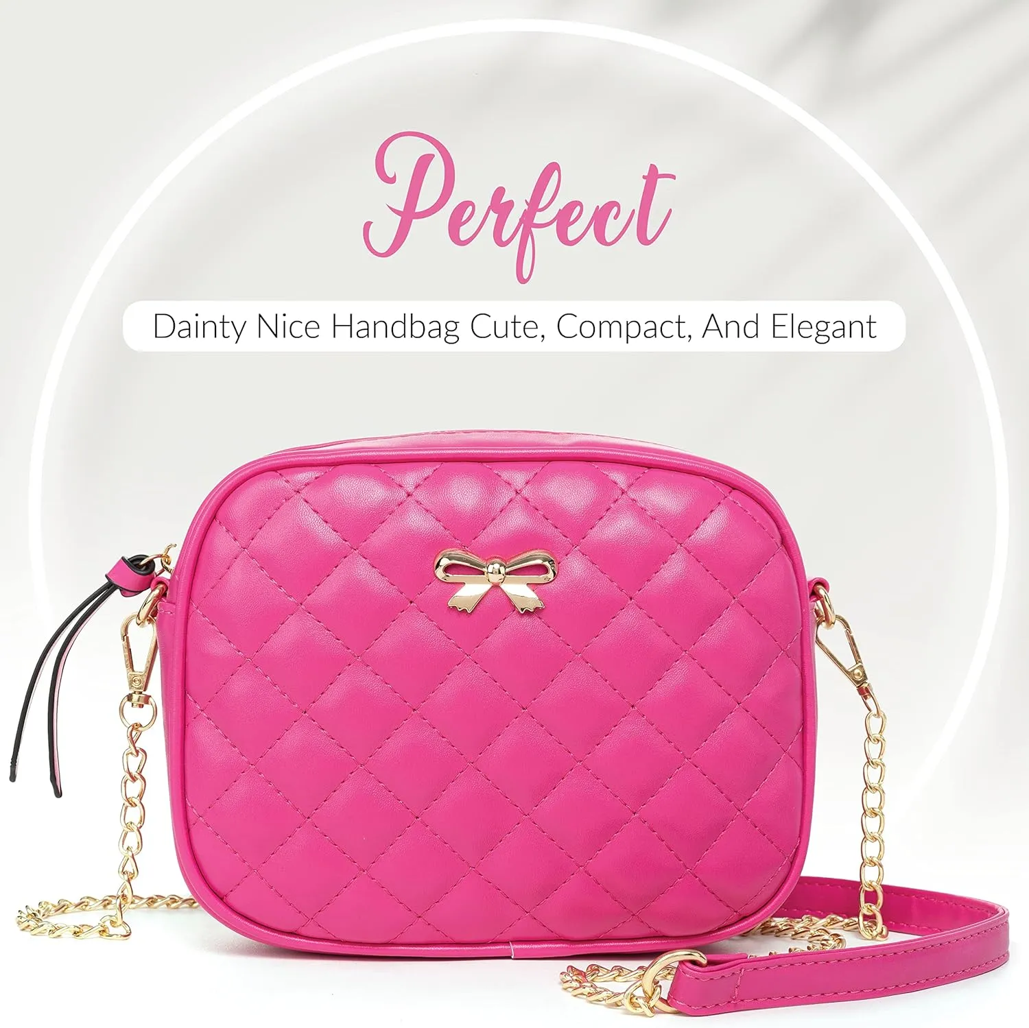 Hanbella Small Crossbody Bags for Women and Girls, Cute PU Leather Purses and Handbags for Teens, Women's Wristlet Clutch