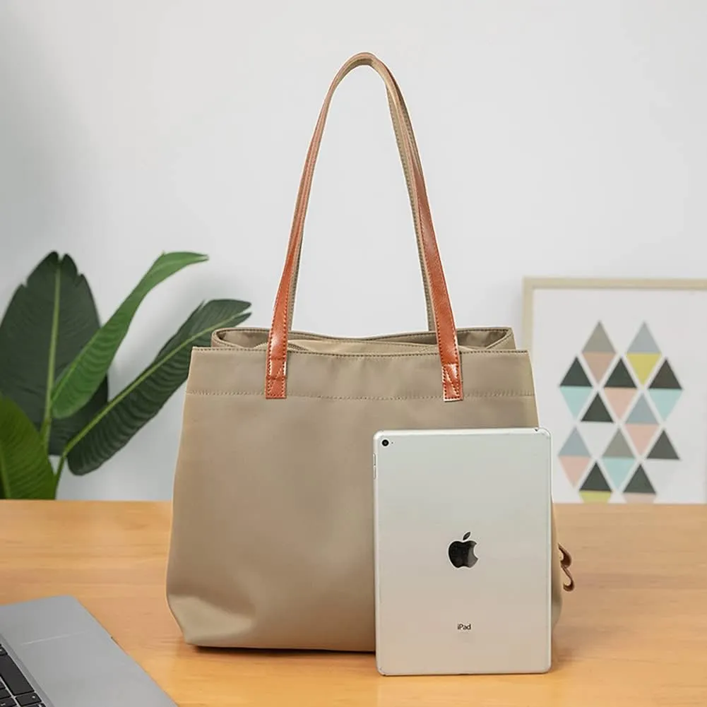 Handbag for Women Top Handle Tote Bag Waterproof Shoulder Purse Multi-Pocket Commute Satchels Work Bags