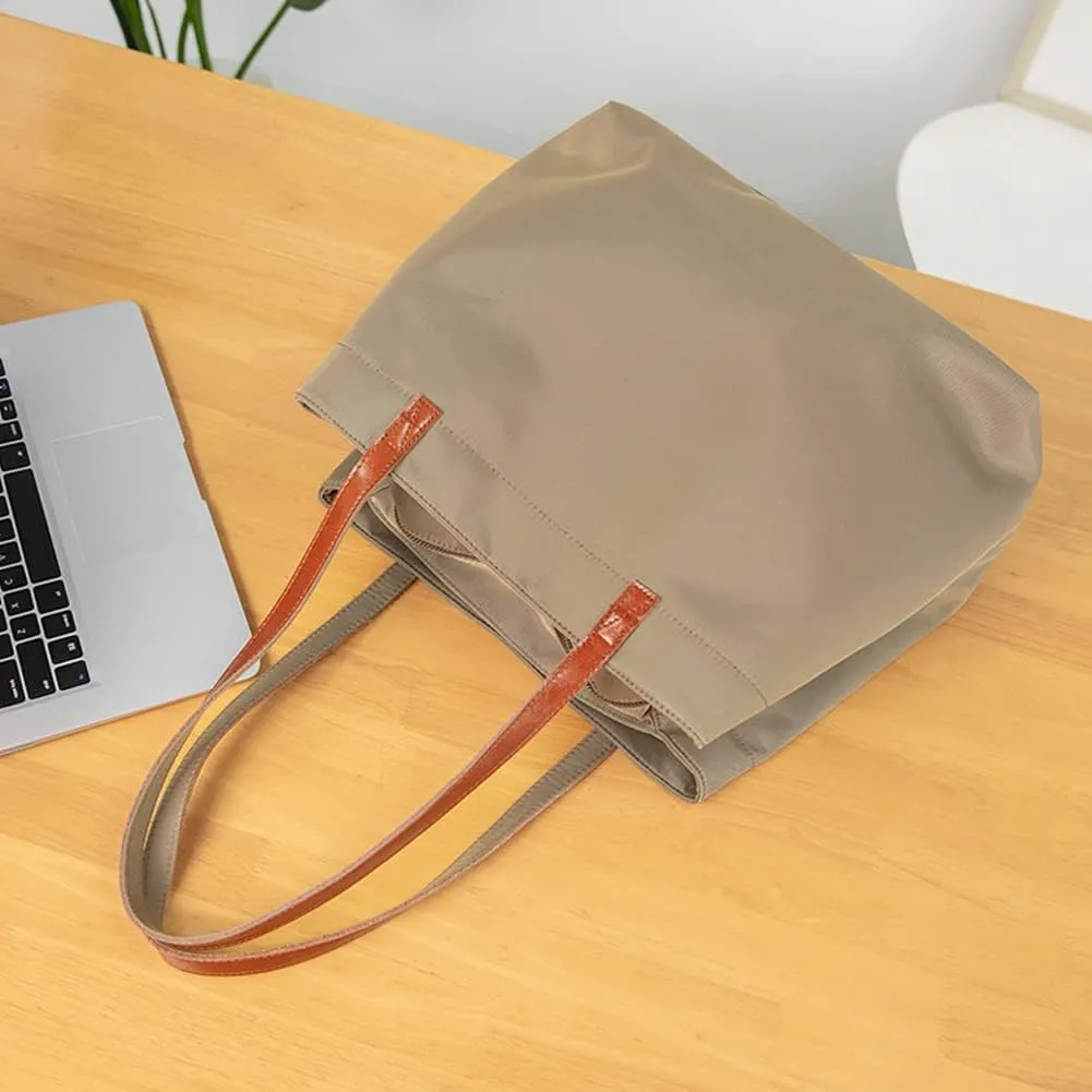 Handbag for Women Top Handle Tote Bag Waterproof Shoulder Purse Multi-Pocket Commute Satchels Work Bags