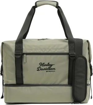 Harley-Davidson Women's Black Opal Weekender/Overnight Duffel Bag – Moss Green