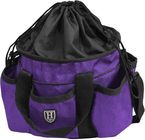 Harrison Howard Premium Horse Grooming Organizer Bag Horse Grooming Tote Bag-Royal Purple