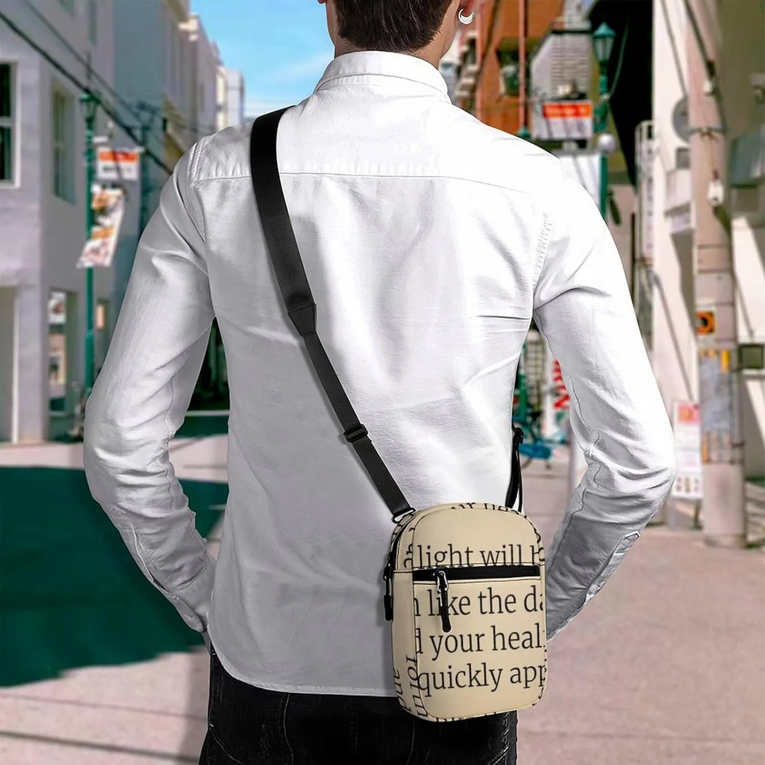 Healing Bible Images Crossbody Bag Small Shoulder Bag Waterproof, Lightweight And Convenient