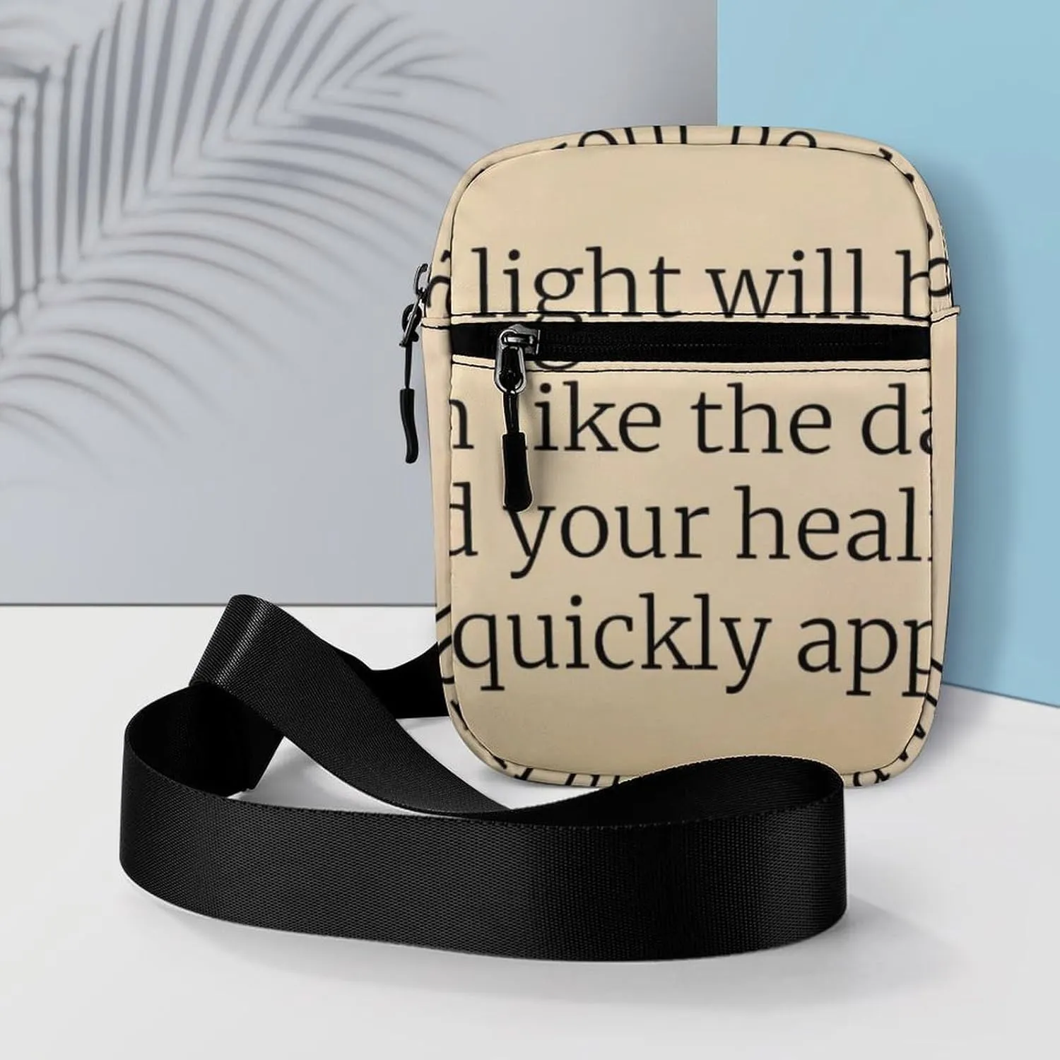 Healing Bible Images Crossbody Bag Small Shoulder Bag Waterproof, Lightweight And Convenient