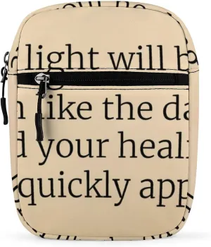 Healing Bible Images Crossbody Bag Small Shoulder Bag Waterproof, Lightweight And Convenient