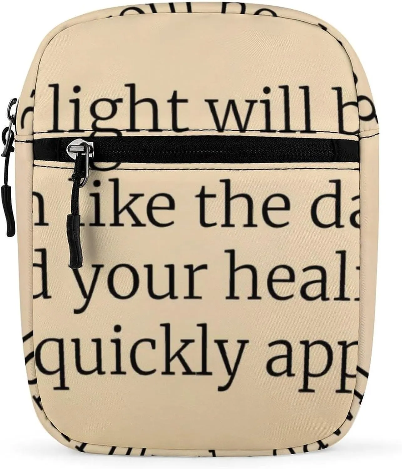 Healing Bible Images Crossbody Bag Small Shoulder Bag Waterproof, Lightweight And Convenient