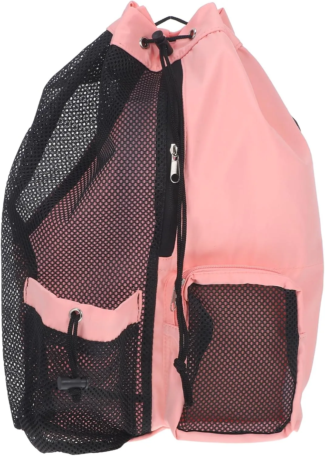 Hemoton Mesh Drawstring Backpack for Swimming Gym and Outdoor Activities Capacity Lightweight Tote Bag for Adults Practical and Design