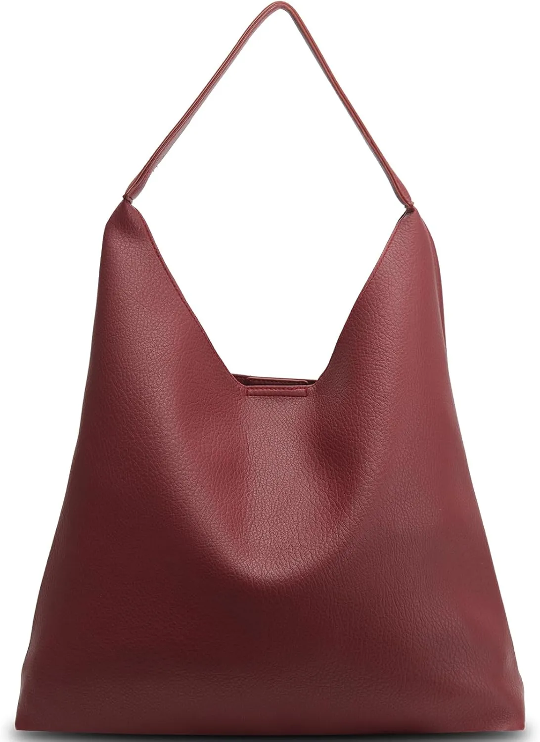 Hobo Bags for Women Soft PU Leather Shoulder Handbag high-capacity Slouchy Tote Purses