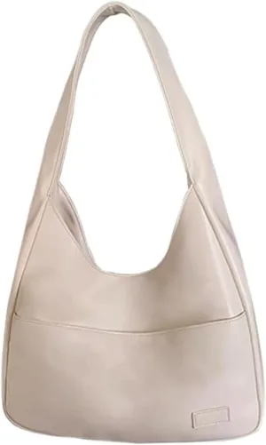 Hobo Bags for Women Trendy 2023 Soft Leather Shoulder Bag Large Capacity Ladies Tote Top Handle Purse and Handbags,Brown