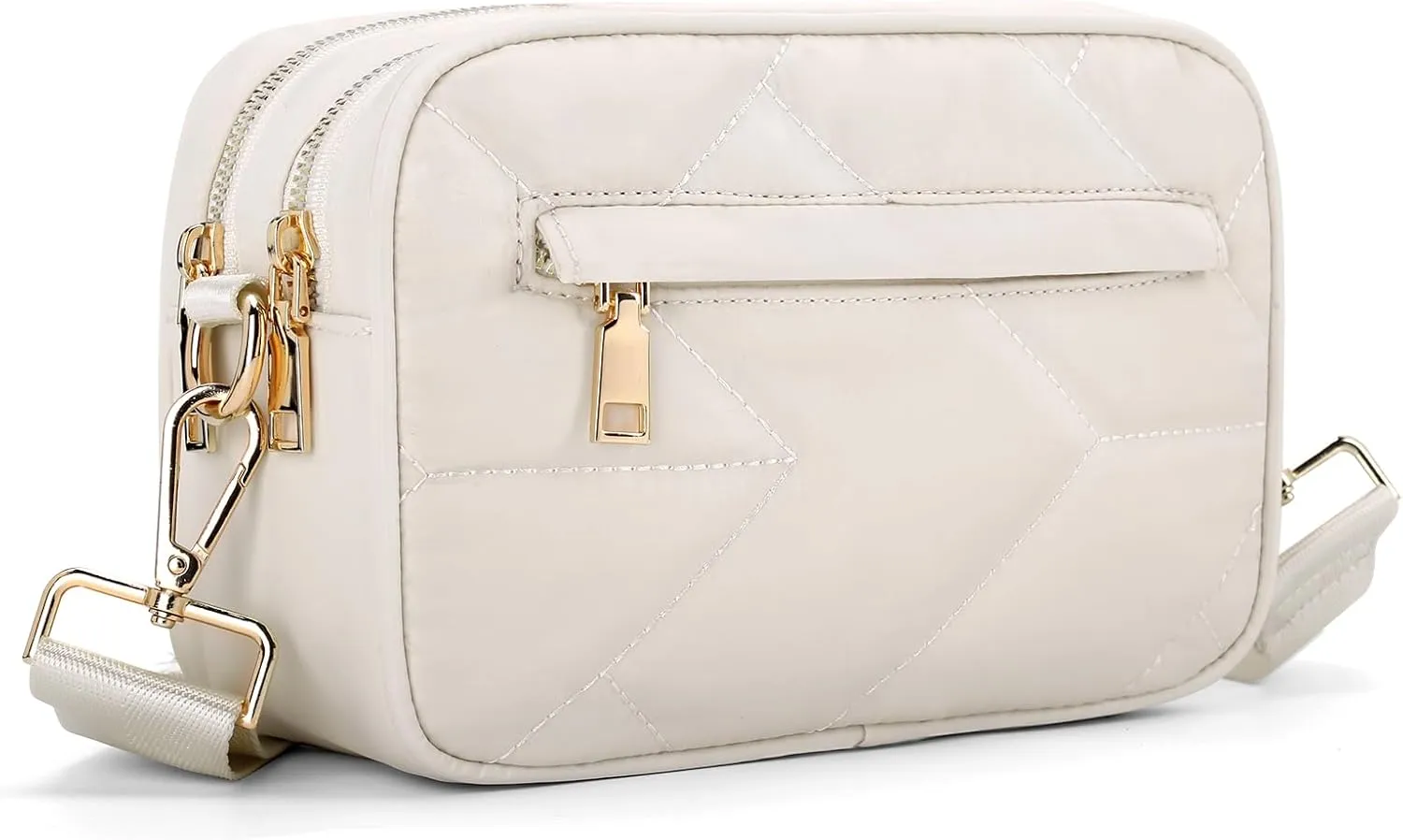 HOMIEE Puffy Crossbody Bag for Women Gifts, Quilted Puffy Bag Shoulder Bag Small Trendy Handbag Purses Lightweight Satchel