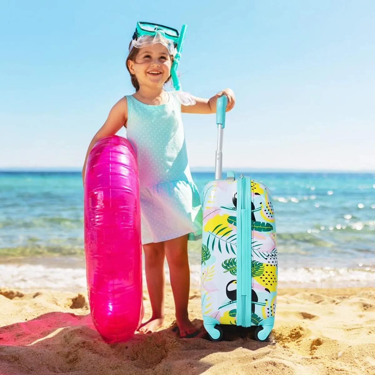 HONEY JOY Baby Traveling, Flamingo, Small