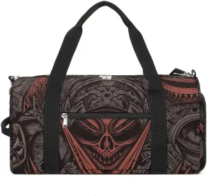 Horror Style Pictures Sports Gym Bag Carry on Holdalls for Men Small Duffel Bags for Women with Shoe Compartment