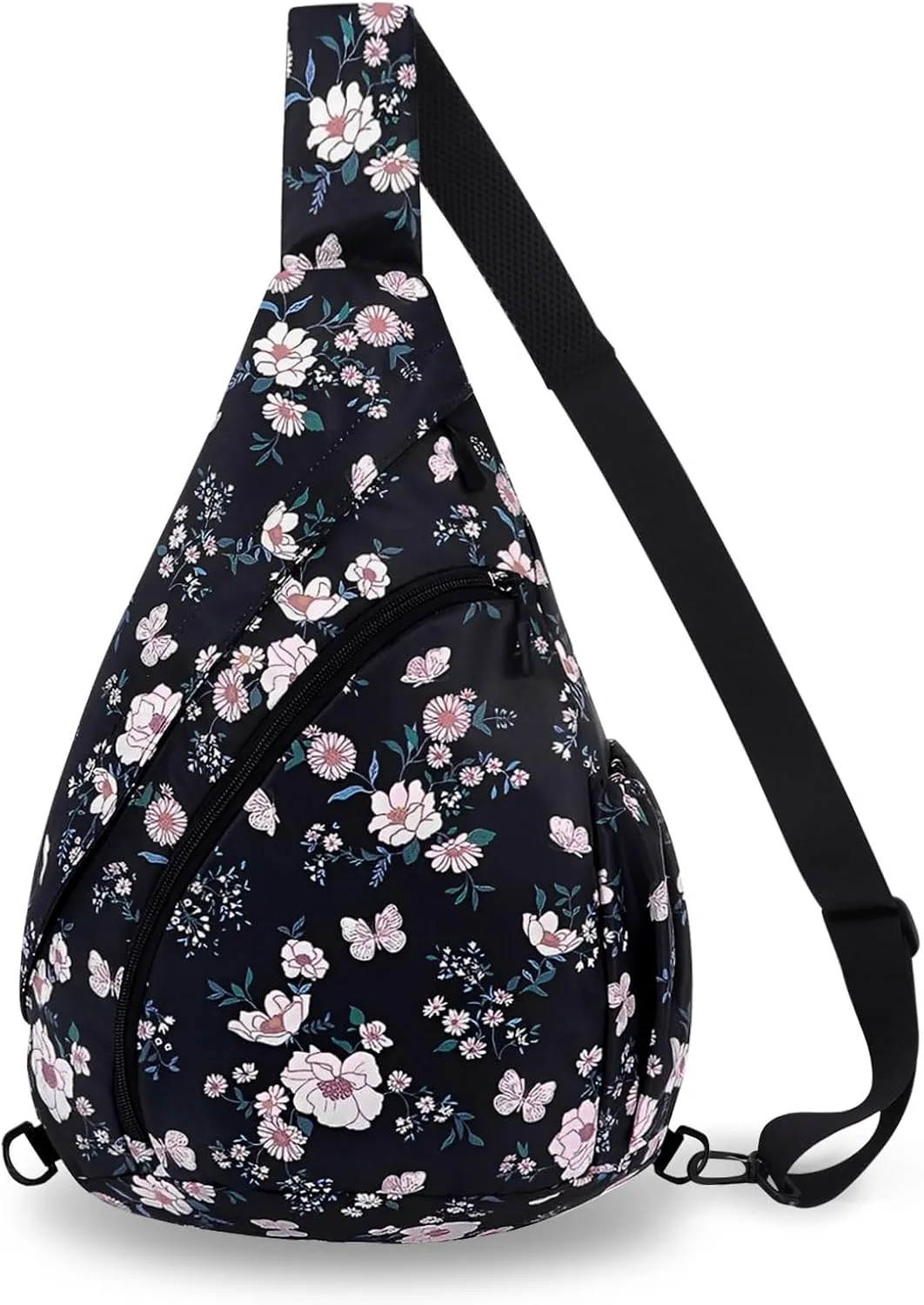 HUA ANGEL Crossbody Sling Bag for Men & Women Lightweight Waterproof Chest Shoulder Bag for Travel Hiking & Everyday Use