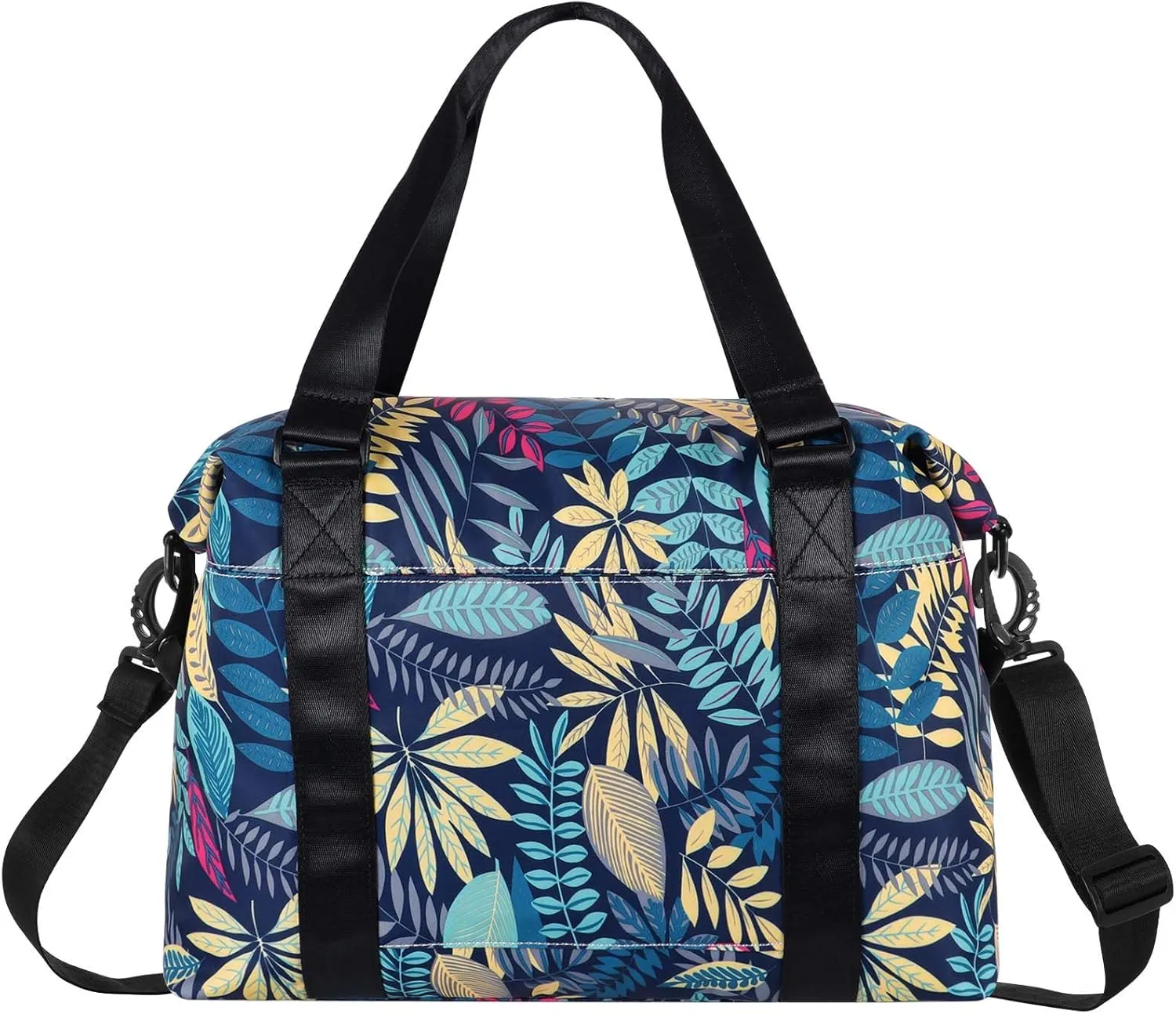 HUA ANGEL Travel Duffel Bag - Medium Size Weekend Overnight Tote Bag for Gym, Sports, Workout - Unisex Fitness Bag with Strap