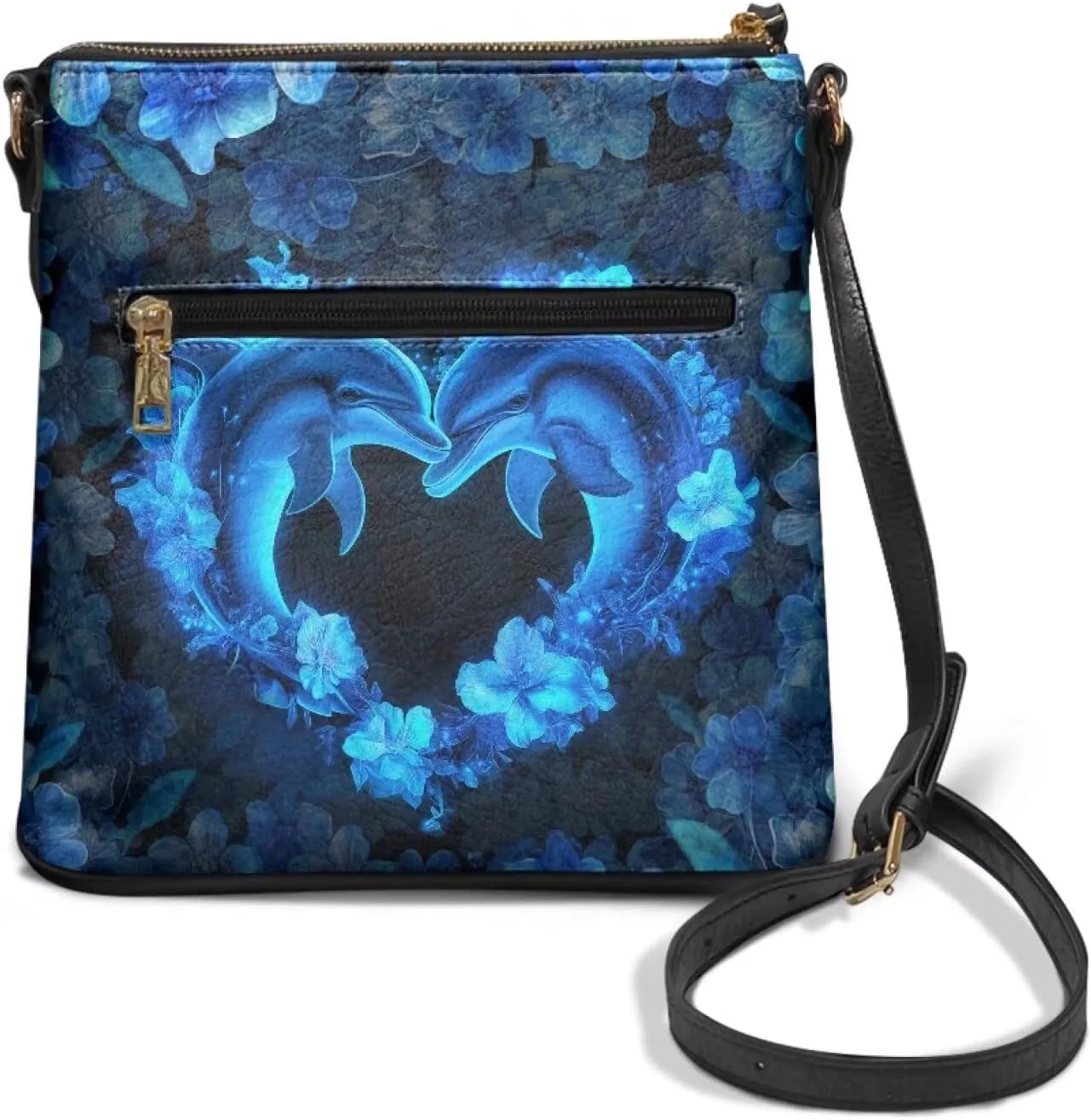 HUGS IDEA Crossbody Bag for Women Leather Handbag Sling Bag Large Hobo Bag Cell Phone Bag
