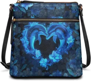 HUGS IDEA Crossbody Bag for Women Leather Handbag Sling Bag Large Hobo Bag Cell Phone Bag