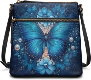HUGS IDEA Crossbody Purse for Women,Lightweight Crossbody Bag Soft Leather Women's Shoulder Handbags
