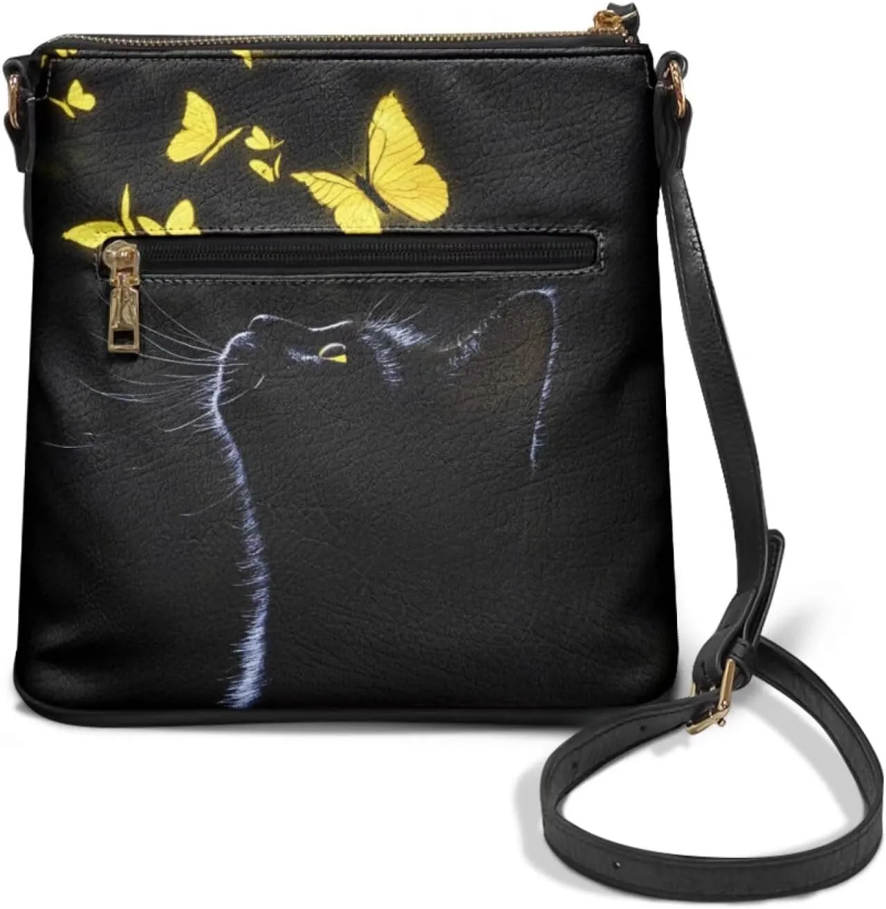 HUGS IDEA Crossbody Purse for Women,Lightweight Crossbody Bag Soft Leather Women's Shoulder Handbags