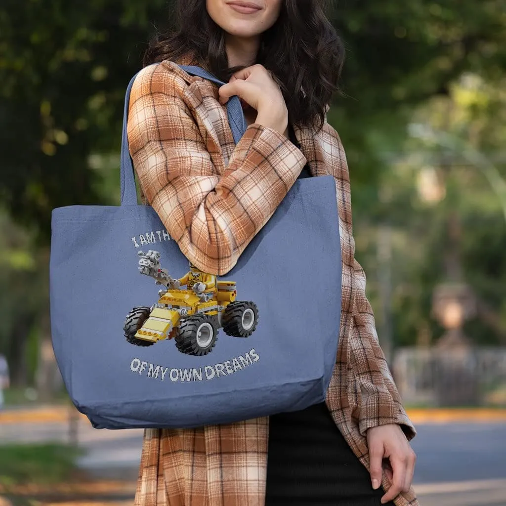 I Am the Architect Of My Own Dreams Cotton Tote Bag - Art Large Tote Bag - Unique Shopping Bag