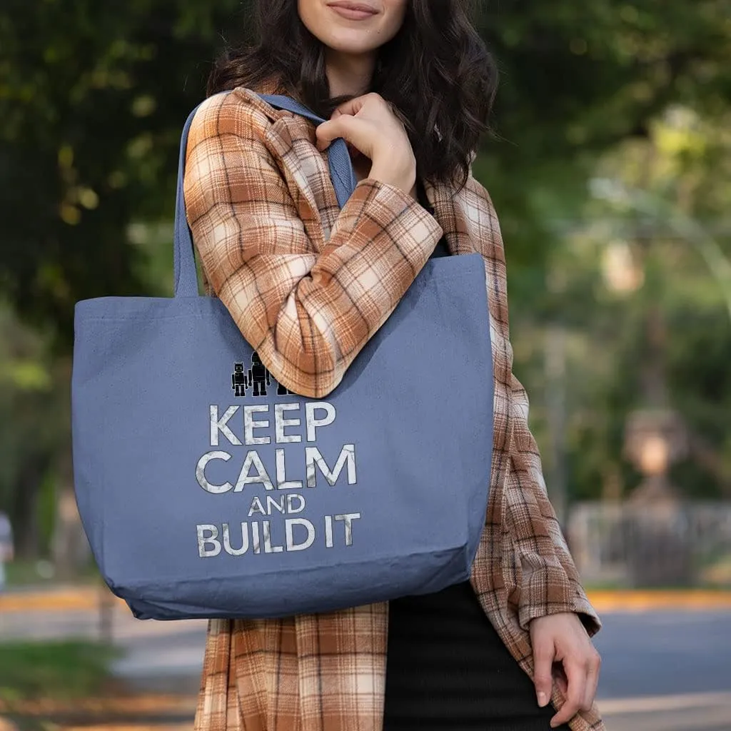 I Can't Adult Today Cotton Tote Bag - Unique Large Tote Bag - Colorful Shopping Bag